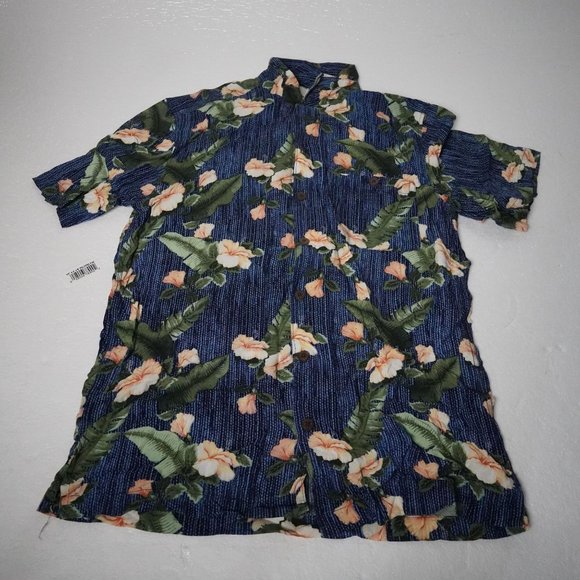 Oliver & Burke Tropical Hibiscus Aloha Shirt - Picture 2 of 4